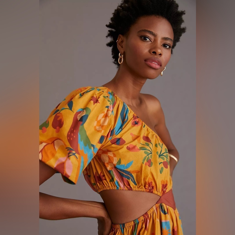 FARM Rio One-Shoulder Maxi Dress - Picture 2 of 10